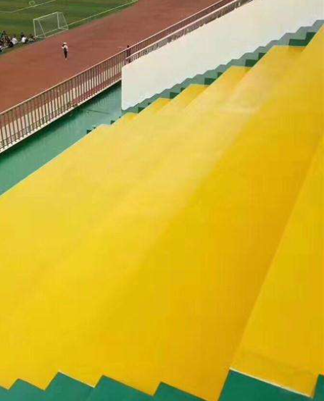 宁河球场台阶翻新修补改造